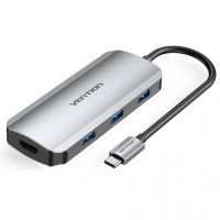 Vention 6-in-1 Docking Station Aluminum Alloy Type (TOFHB)