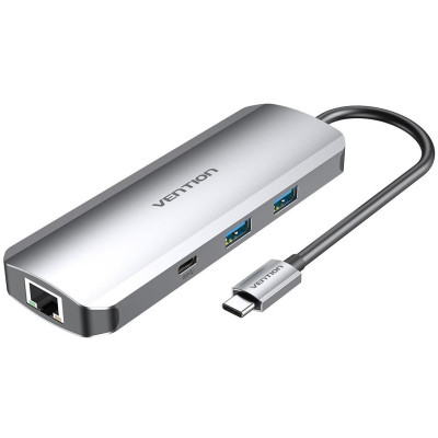Vention 9-in-1 Docking Station Aluminum Alloy Type (TOMHB)
