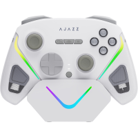 Ajazz GP100S RGB with Charging Station (GP100S-W) White