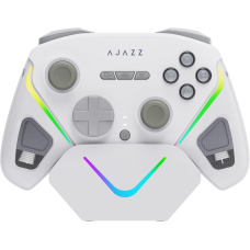 Ajazz GP100S RGB with Charging Station (GP100S-W) White