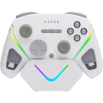 Ajazz GP100S RGB with Charging Station (GP100S-W) White