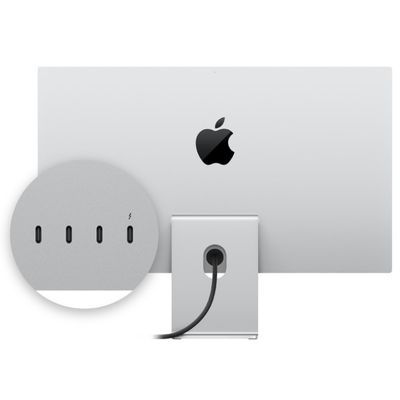 Apple Studio Display with Tilt & Height Adjustable Stand (Nano-Texture Glass) (MMYV3)