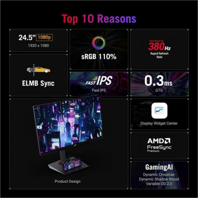 ASUS ROG Strix XG259QNS eSports Gaming (90LM09M0-B01370)