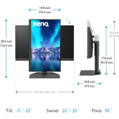 BenQ SW272U (9H.LLFLB.QBE)