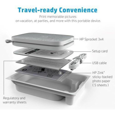 HP Sprocket 3x4 (HPISP3X4W)