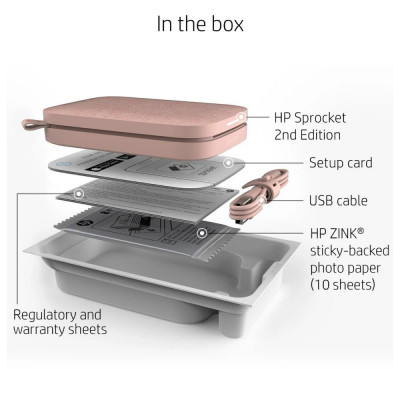 HP Sprocket 2x3 Blush Pink (HPISPP)