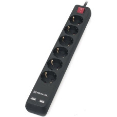 REAL-EL RS-6 PROTECT USB 5m Black (EL122300018)