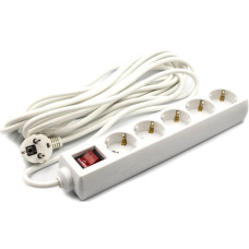 PowerPlant 7 м, 3x1.0мм2, 8А, 5 розеток (PPSA08M70S5)