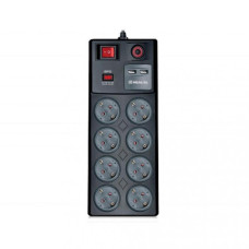 REAL-EL RS-8F USB CHARGE 3M, BLACK (EL122300004)