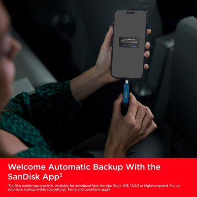 SanDisk 128 GB Phone Drive Lightning/USB-C3.2 Metallic Sky (SDIXD0N-128G-GN6NE)