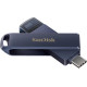 SanDisk 128 GB Phone Drive Lightning/USB-C3.2 Metallic Sky (SDIXD0N-128G-GN6NE)