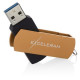 Exceleram 16 GB P2 Series Brown/Black USB 3.1 Gen 1 (EXP2U3BRB16)