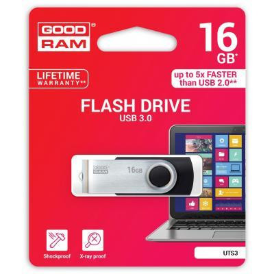 GOODRAM 16 GB Twister USB 3.0 (PD16GH3GRTSKR9, UTS3-0160K0R11)