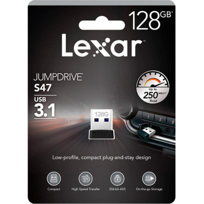 Lexar 128 GB JumpDrive S47 (LJDS47-128ABBK)