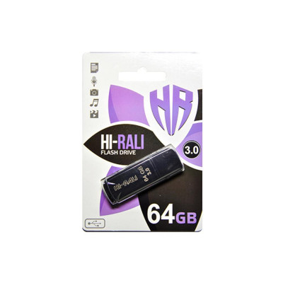 Hi-Rali 64 GB Taga Black USB 3.0 (HI-64GB3TAGBK)