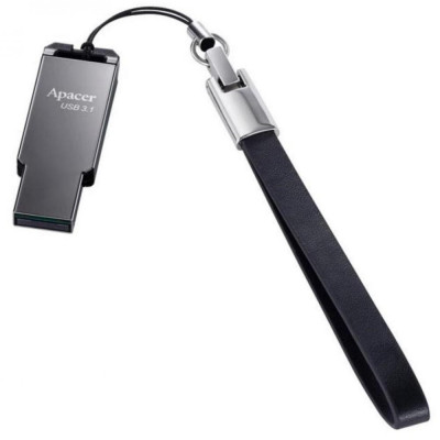 Apacer 16 GB AH360 Metal black USB 3.1 (AP16GAH360A-1)