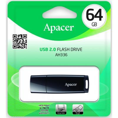Apacer 64 GB AH336 Black (AP64GAH336B-1)