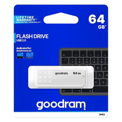 GOODRAM 64 GB UME2 USB 2.0 White (UME2-0640W0R11)
