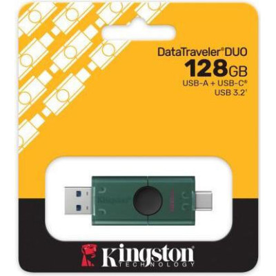 Kingston 128 GB DataTraveler Duo Green (DTDEG2/128GB)