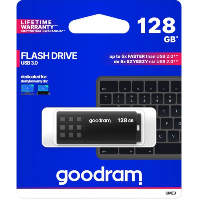 GOODRAM 128 GB UME3 USB3.0 Black (UME3-1280K0R11)