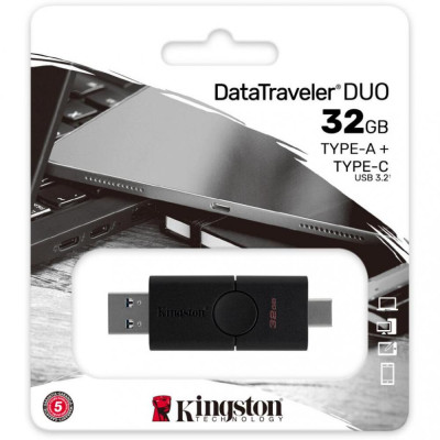 Kingston 32 GB DataTraveler Duo USB 3.2 + Type-C (DTDE/32GB)