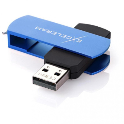 Exceleram 16 GB P2 Series Blue/Black USB 2.0 (EXP2U2BLB16)
