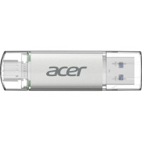 Acer 64 GB UT300 USB-A/Type-C 3.2 Silver (BL.9BWWA.589)