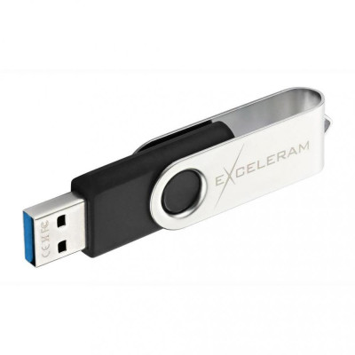 Exceleram 32 GB P1 Series Silver/Black USB 3.1 Gen 1 (EXP1U3SIB32)