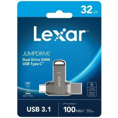 Lexar 32 GB JumpDrive Dual Drive D400 (LJDD400032G-BNQNG)