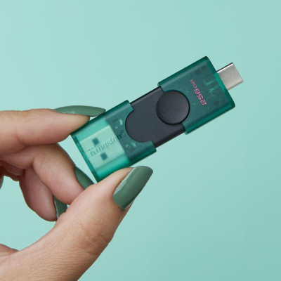 Kingston 256 GB DataTraveler Duo Green