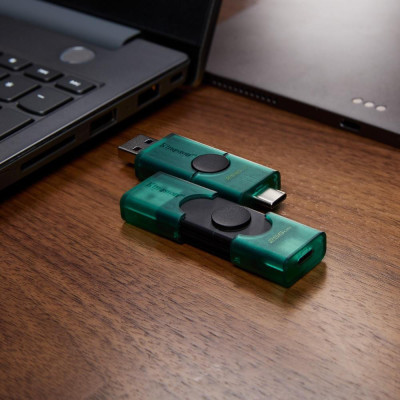 Kingston 256 GB DataTraveler Duo Green