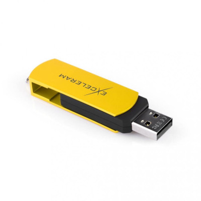 Exceleram 32 GB P2 Series Yellow/Black USB 2.0 (EXP2U2Y2B32)