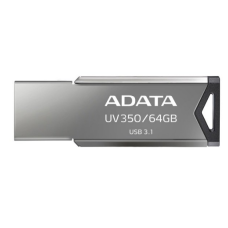 ADATA 64 GB UV350 Metal Black USB 3.1 (AUV350-64G-RBK)