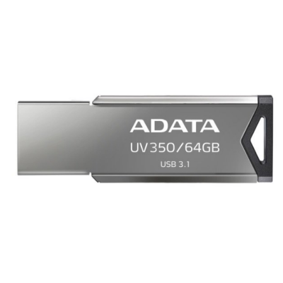 ADATA 64 GB UV350 Metal Black USB 3.1 (AUV350-64G-RBK)