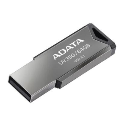 ADATA 64 GB UV350 Metal Black USB 3.1 (AUV350-64G-RBK)