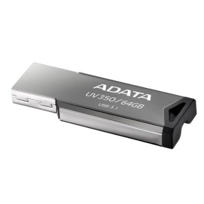 ADATA 64 GB UV350 Metal Black USB 3.1 (AUV350-64G-RBK)