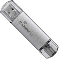 MediaRange 128 GB USB 3.0 combo flash drive with USB Type-C plug (MR938)