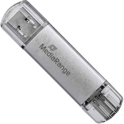 MediaRange 128 GB USB 3.0 combo flash drive with USB Type-C plug (MR938)