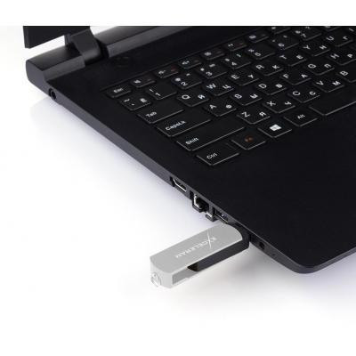 Exceleram 32 GB P2 Series Silver/Black USB 3.1 Gen 1 (EXP2U3SIB32)