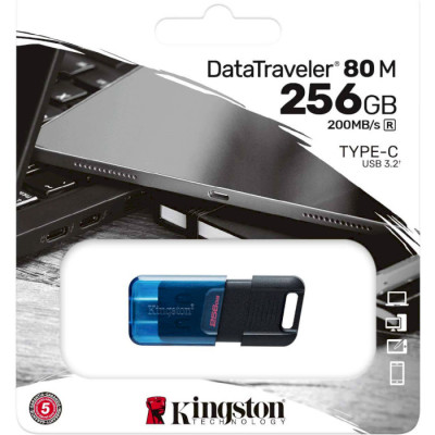 Kingston 256 GB DataTraveler 80 M USB-C 3.2 (DT80M/256GB)