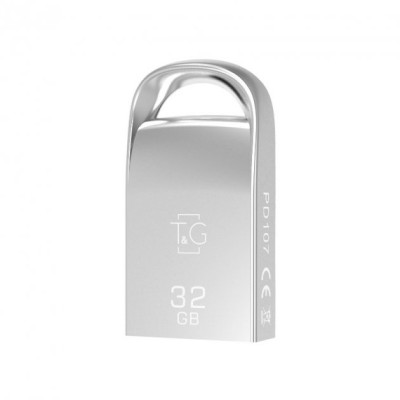T&G 32GB Metal Series USB 2.0 Silver (TG107-32G)