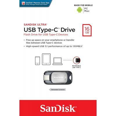 SanDisk 16 GB USB Ultra Type C (SDCZ450-016G-G46)