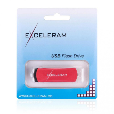 Exceleram P2 Black/Red USB 3.1 EXP2U3REB64