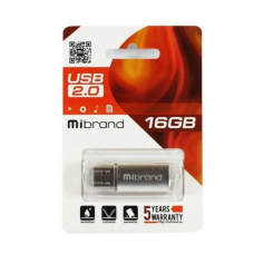 Mibrand 16GB Cougar USB 2.0 Silver (MI2.0/CU16P1S)
