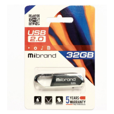 Mibrand 32 GB Aligator Gray (MI2.0/AL32U7G)