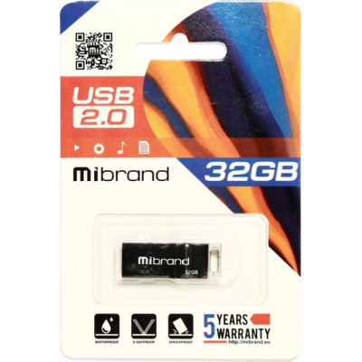 Mibrand 32 GB Chameleon Black (MI2.0/CH32U6B)
