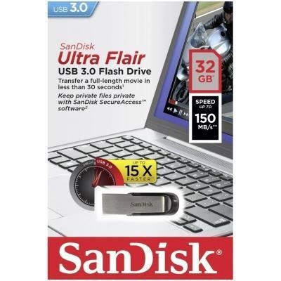 SanDisk 32 GB Ultra Flair Black (SDCZ73-032G-G46)
