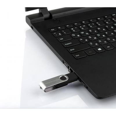 Exceleram 16 GB P1 Series Silver/Black USB 2.0 (EXP1U2SIB16)