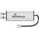MediaRange 32 GB Slide USB 3.0 Silver (MR916)