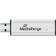 MediaRange 32 GB Slide USB 3.0 Silver (MR916)